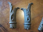 Antique Ornate Cast Iron Fence Gate Post Finial Hardware Parts