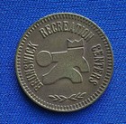 Rare B r c  Games Brunswick Bowling Arcade Coin Token-free Shipping 