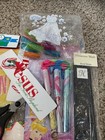 Lot Of Pencils  Pens  Crayons  Markers  Pouches  Erasers  Bookmarks  Scissorsnew