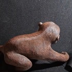 Carved Brown Textured Crawling Monkey Figurine - Monkey Animal Figurine