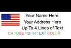 60pcs Personalized Return mailing Address Labels - 1  X 2 625  - Free Shipping