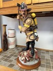 Fireman Statue Ltd   Rare  19  1999 Van Mark Red Hats Of Courage 3222 4800 4th J