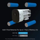 Rechargeable Lithium Ion 18650 Batteries For Wire Free Cameras - 2 Pack