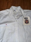 Vintage Miller Beer Delivery Uniform Work Shirt Short Sleeve Mens Sz Xl  1960s
