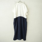 Dou Bochi Eric Bergere Bicolor Linen Dress Size M    39 000 