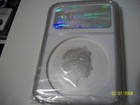 2012 Colorized Silver Dragon White Blue Ngc Ms 70 Dragon Label