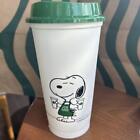 Set Of 5 Starbucks Japan Peanuts Snoopy 2025  Mini  Reusable Cup   3 Pin Badges