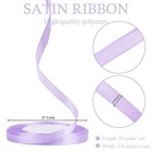 Violet Satin Ribbon 3 8  Wide 25 Yards Wrapping Floral Bouquets Crafts