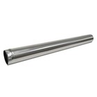 10 In  X 5 Ft  Round Metal Duct Pipe   Crimped Galvanized Hvac In Stee Cooling