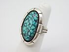 Native American Navajo Indian Mary Marie Yazzie Sterling Silver Turquoise Ring