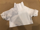 Build A Bear  White Turtleneck Ribbed Top