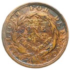 1837 Ht-293 Merchants Exchange Not One Cent For Tribute Hard Times Token Rb