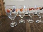 Libbey Autumn Leaf Water Wine Glass Set Of 6