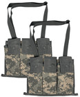 New Qty 2 Usgi Military 6 Magazine Acu Bandoleer Molle Mag Ammunition Pouch