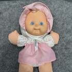 Puffalump Fisher Price Baby 11  Doll W rattle Pink 1994 Vtg Soft Body Plush