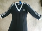 Adidas Originals Adicolor 3-stripes Maxi Dress Black Xl Bnwt