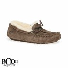 Ugg Dakota Espresso Suede sheepskin Moccasins Slippers Size Us 9 uk 7 5 eu 40