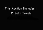 Mind On Design Beige White Mini Checks Bath Towel Set - 100  Cotton 2 Piece New