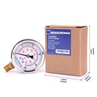 Water Well Pump Liquid Filled Side Lower Mount Pressure Gauge 0 To 100 Psi  1 4 