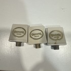 3 Olympia Vintage Beer Tap Handle White Gold Tone