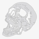Human Skull  2 - Reusable Airbrush Stencil Template