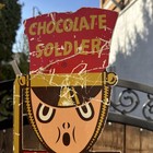 Chocolate Soldier Advertising D s Soda Original Diecut Cardboard Display