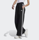 Adidas Sportswear Essentials 3-stripes French Terry Wide Pants Hz5747 - Black