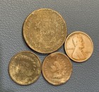 1837 Hard-times Token  Indian Head Cent  Wheat Cent  Culls