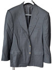 Vintage Dunhill Men s Charcoal Blue Blazer 100  Wool Beautiful Quality 44l
