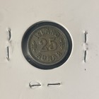 Iceland 1922 25 Aurar  Extremely Fine Condtion  300k Minted