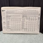 Vintage  8091 Simplicity Sz Aa  pt-lg  Sewing Pattern Misses 1980s Clothing