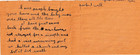 1913 Bisbee Arizona Bamboo Wood Letter Hand Painted Folk Art Canada