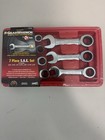 Gearwrench 9507d 7 Pc 72-tooth 12 Point Stubby Ratcheting Combination Sae Wrench