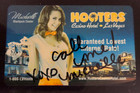 Hooters Girl actress Michelle Nunes Signed Framed Vegas Casino Hotel Phone Card