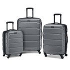 Samsonite Omni 3 Piece Hardside Luggage Nested Spinner Set  20  24  28   Charcoa