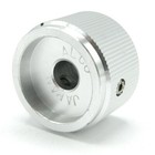 Alco Kd900a  Aluminum Knurled Knob  1 4  Shaft