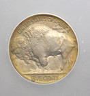 1913  p  Indian Head Buffalo Nickel  type 2  5c Icg Au58  301  clashed Dies 