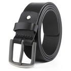 Men   s Belts full Grain Genuine Leather Casual Dress Jeans Belts For Men 