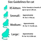 100pcs Cat Nail Caps tips Pet Cat Kitten Paws Covers Control Paws Of 10 Nails   
