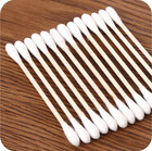 100 1000pcs Double Head Cotton Swabs  Wooden Stick Makeup Cleaning Buds - New