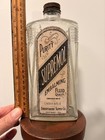 Vintage    design Patent    Retro Shape Bottle With Rustic Embalming Fluid Label 