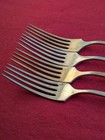 Lot Of 4 Vintage Dirigold Dirilyte Empress Goldware Dinner Forks Flatware