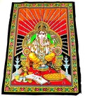 9wholesale Lot Cotton Tapestry Wall Hanging Hindu God Ganesh   30  X40 9  Pcs