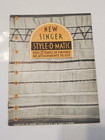 Original Singer Sewing Machine Rare Style-o-matic Attachment 121095  Manual Only