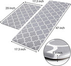 Kitchen Mat Set Of 2 cushioned Anti-fatigue Kitchen Mats For Floor