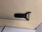 Vtg Oxo Wide Handle Peeler Black Handle Used