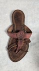 Vintage Leather Hand Made Childrens Sandals Buffalo   Indian Jesus Antique 