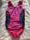 Gk Elite Simone Biles Pink Leotard And Scrunchie Set Gymnastics Dance Child L Cl
