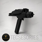 Star Trek Tos Phaser Black 3d Printed Sci-fi Cosplay Prop Replica
