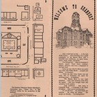 C1970s Granbury  Tx Travel Brochure Map Hood County Courthouse Jesse James Vtg